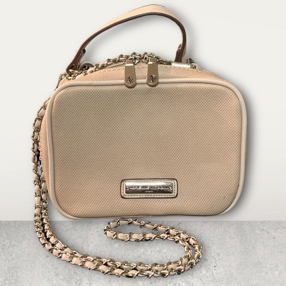 Adrienne Vittadini Dusty Rose Pink Pebbled type design Crossbody Bag Purse - Picture 1 of 15